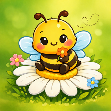 Sweeter Things bee mascot